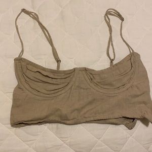 indah corset crop top